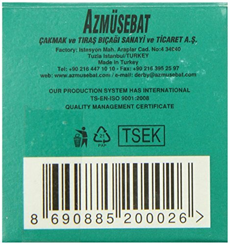 Stainless Steel Razor Blades Pack of 100 for Straight Razors - Compatible with Barber and Cut Throat Razors