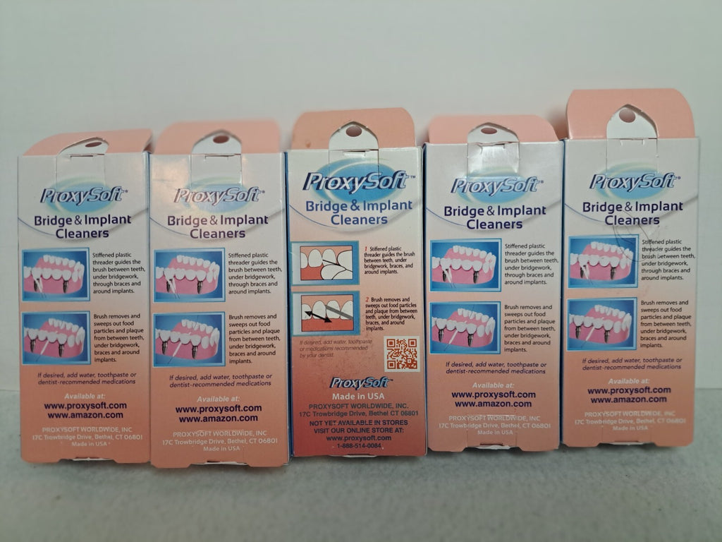 Dental Bridge & Implant Cleaners Set - Pack of 150, Sealed