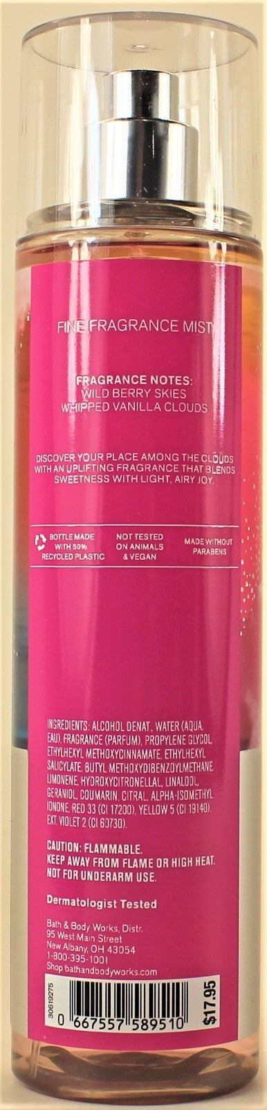 Bath & Body Works Among The Clouds Body Mist Spray 8oz - Set of 2