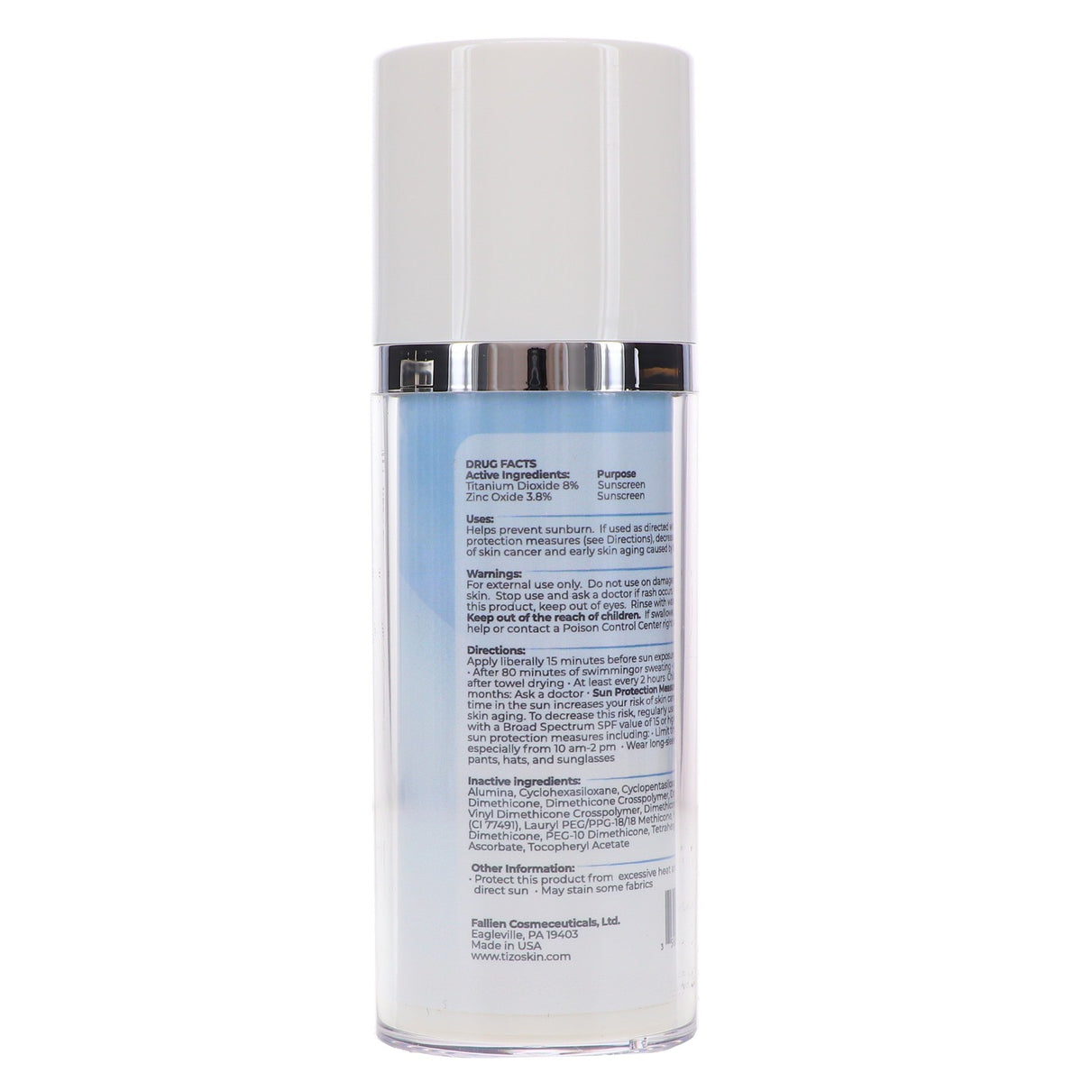 Tinted Mineral Sunscreen SPF 40 - Facial Primer & Sunblock 1.75 oz