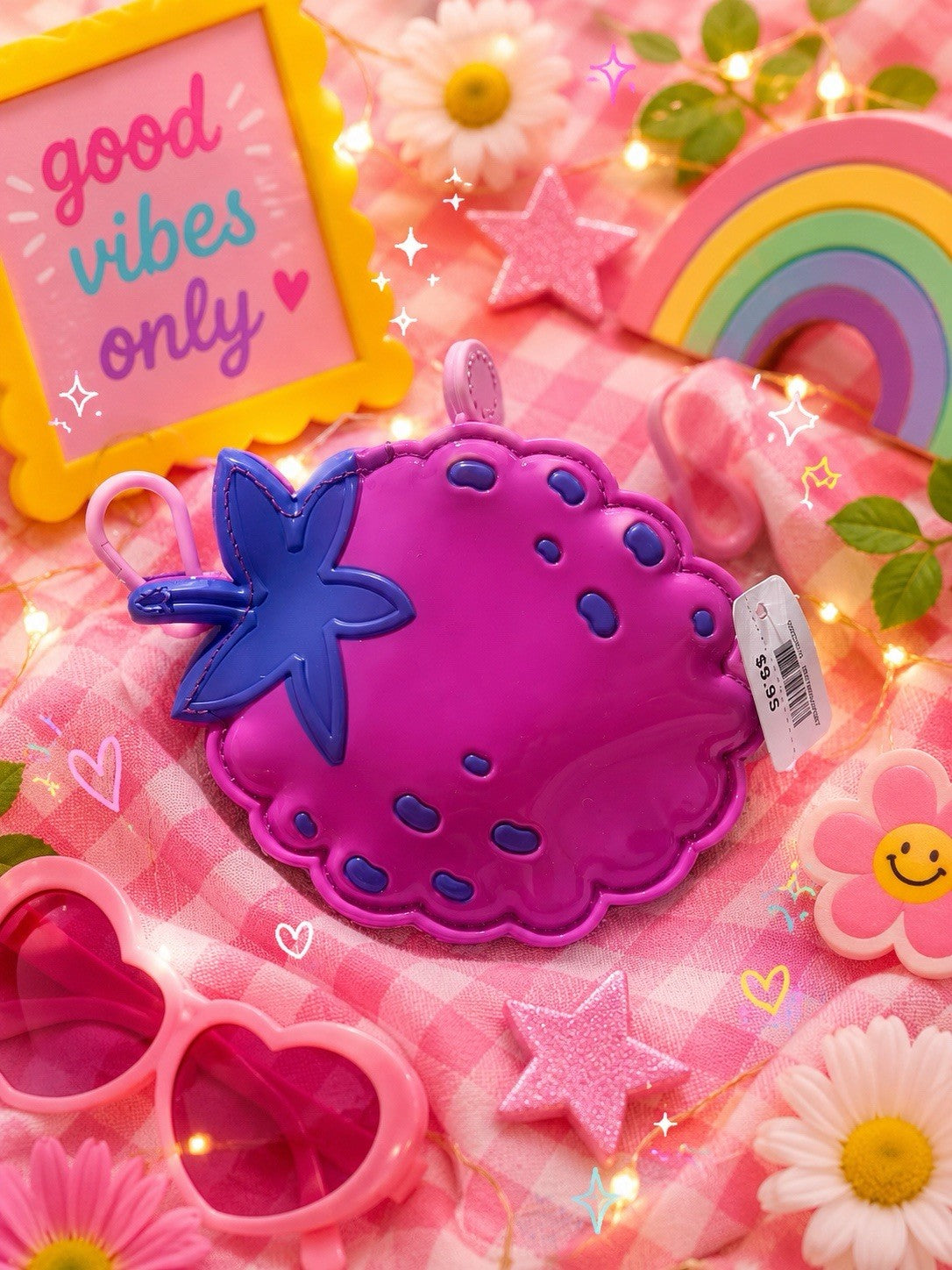Berry Fruit Fusion Keychain Coin Purse - Unisex Bath & Body Accessory