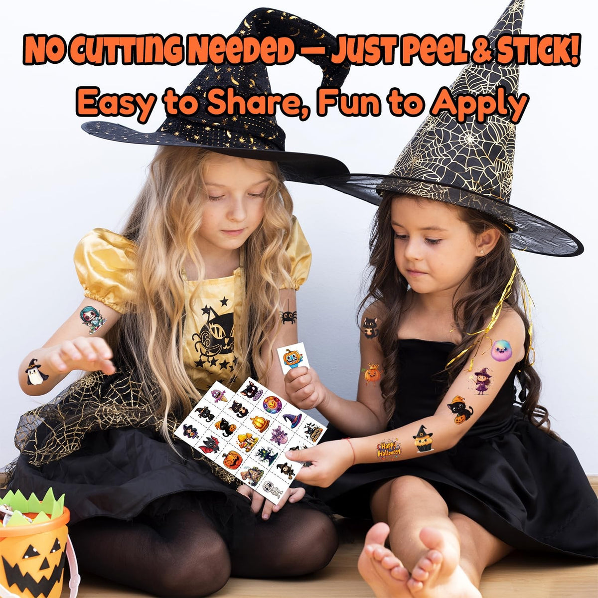 Halloween Temporary Tattoos for Kids – 160 Designs by JCFIRE