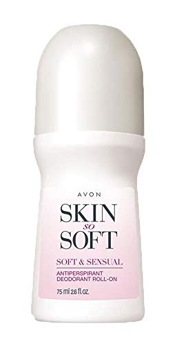 Avon Skin So Soft Soft & Sensual Roll-On Antiperspirant Deodorant 2.6oz Pack of 12