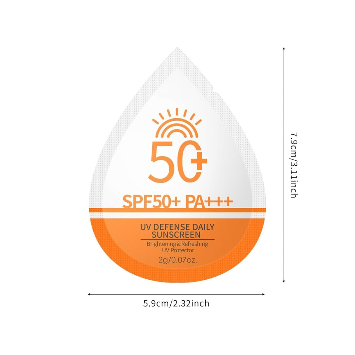 Mini Travel Sunscreen SPF 50+ Pack of 30 - Waterproof & Lightweight