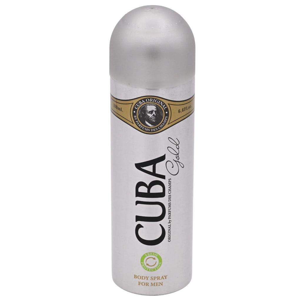 Men's Deodorant Body Spray - Cuba Gold, 6.6 oz