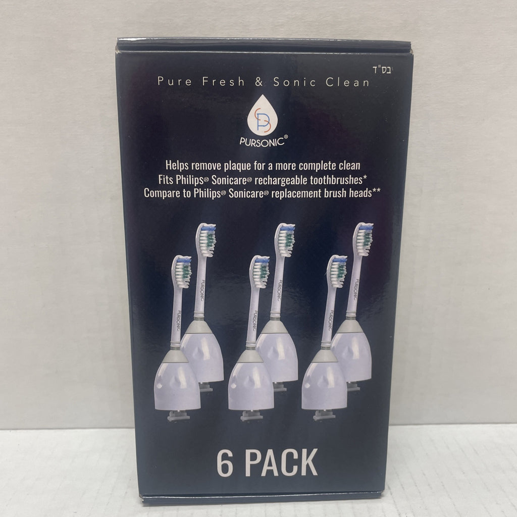 Electric Toothbrush Replacement Heads for Philips Sonicare - Pack of 6