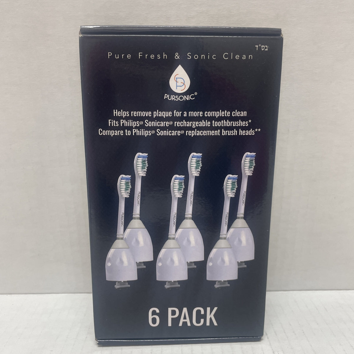 Electric Toothbrush Replacement Heads for Philips Sonicare - Pack of 6