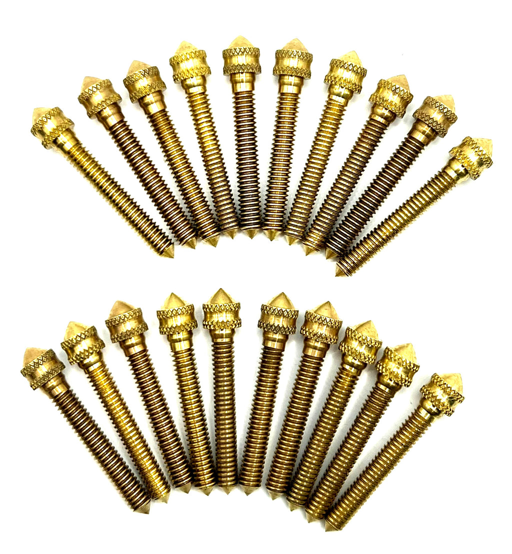 Solid Brass Tattoo Machine Contact Screws Binding Posts - Made in USA