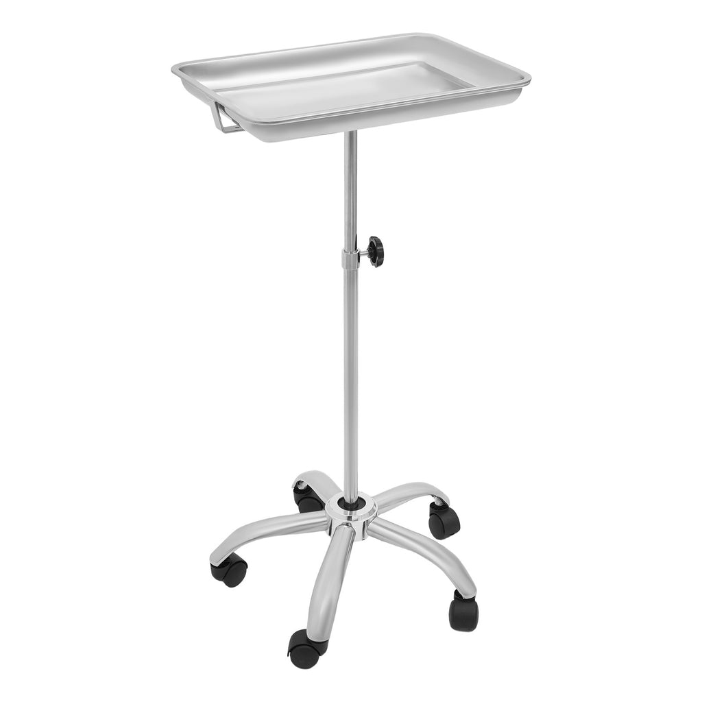 Large Metal Salon Trolley Cart with Adjustable Height & Wheels