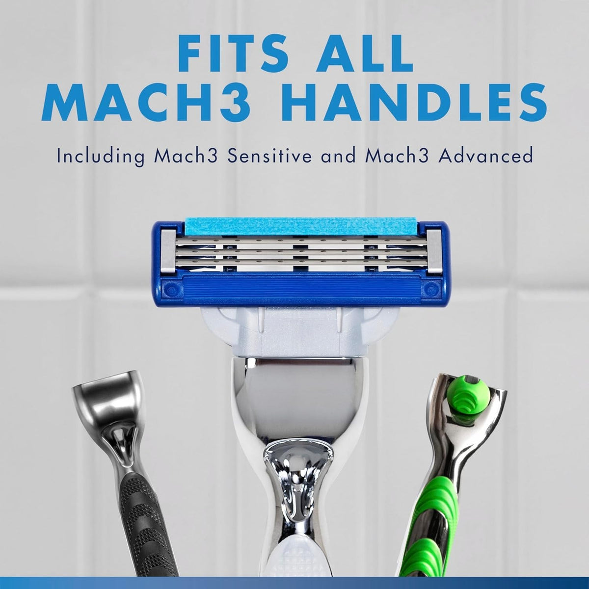 Gillette Mach3 Turbo Razor Blade Refills - 17 Count for Men’s Shaving