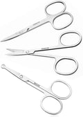 Small Facial Hair Grooming Scissors with Rounded Tips - Multi-Purpose Beauty Tool