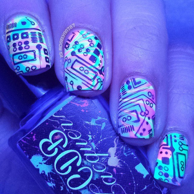 Nail Art Stamping Plates Set - Reusable Design Image Sheets for DIY Manicure