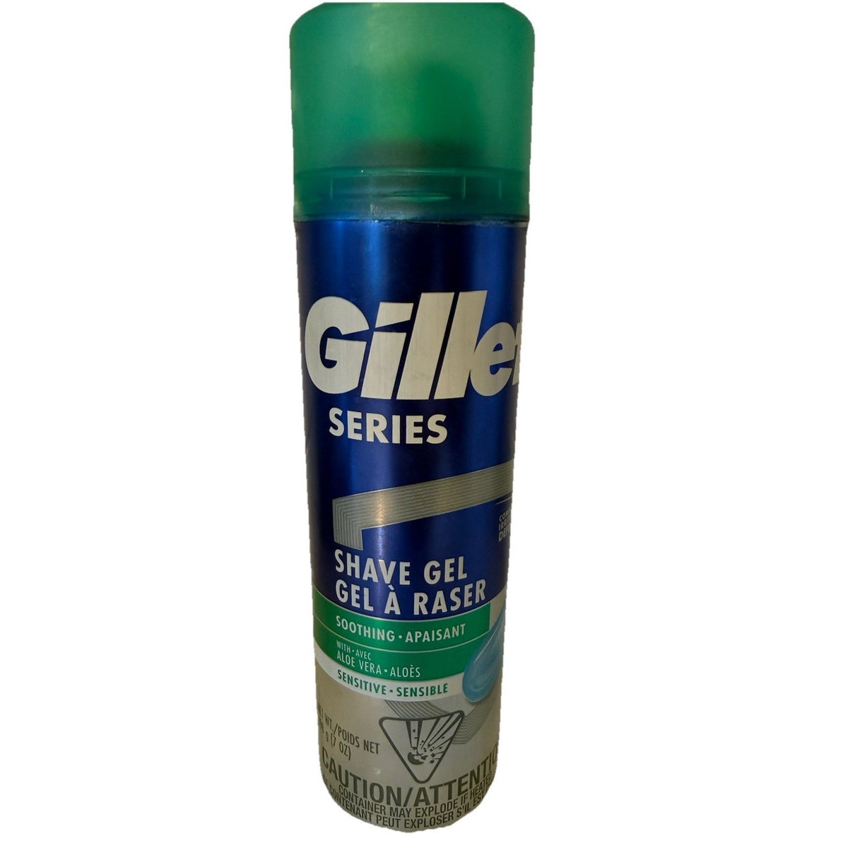 Men's Sensitive Skin Shave Gel with Aloe Vera - 7oz Cooling & Irritation Defense