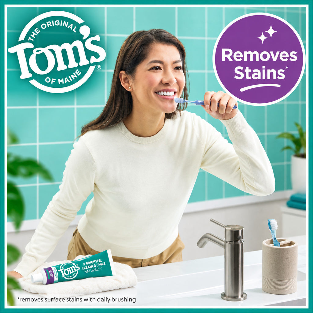 Natural Fluoride Toothpaste with Spearmint - 3 Pack, 4 oz Tubes
