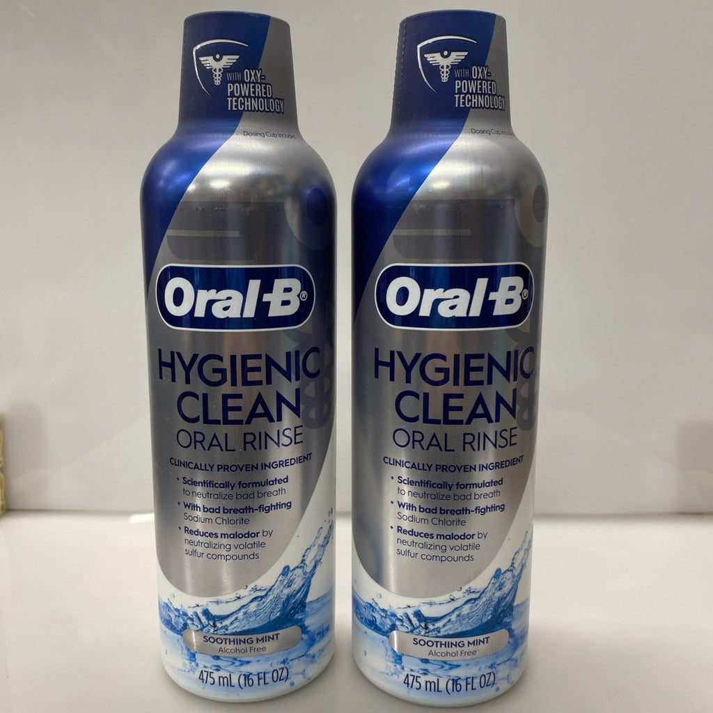 Oral-B Soothing Mint Oral Rinse 16oz - Hygienic Clean Special Care