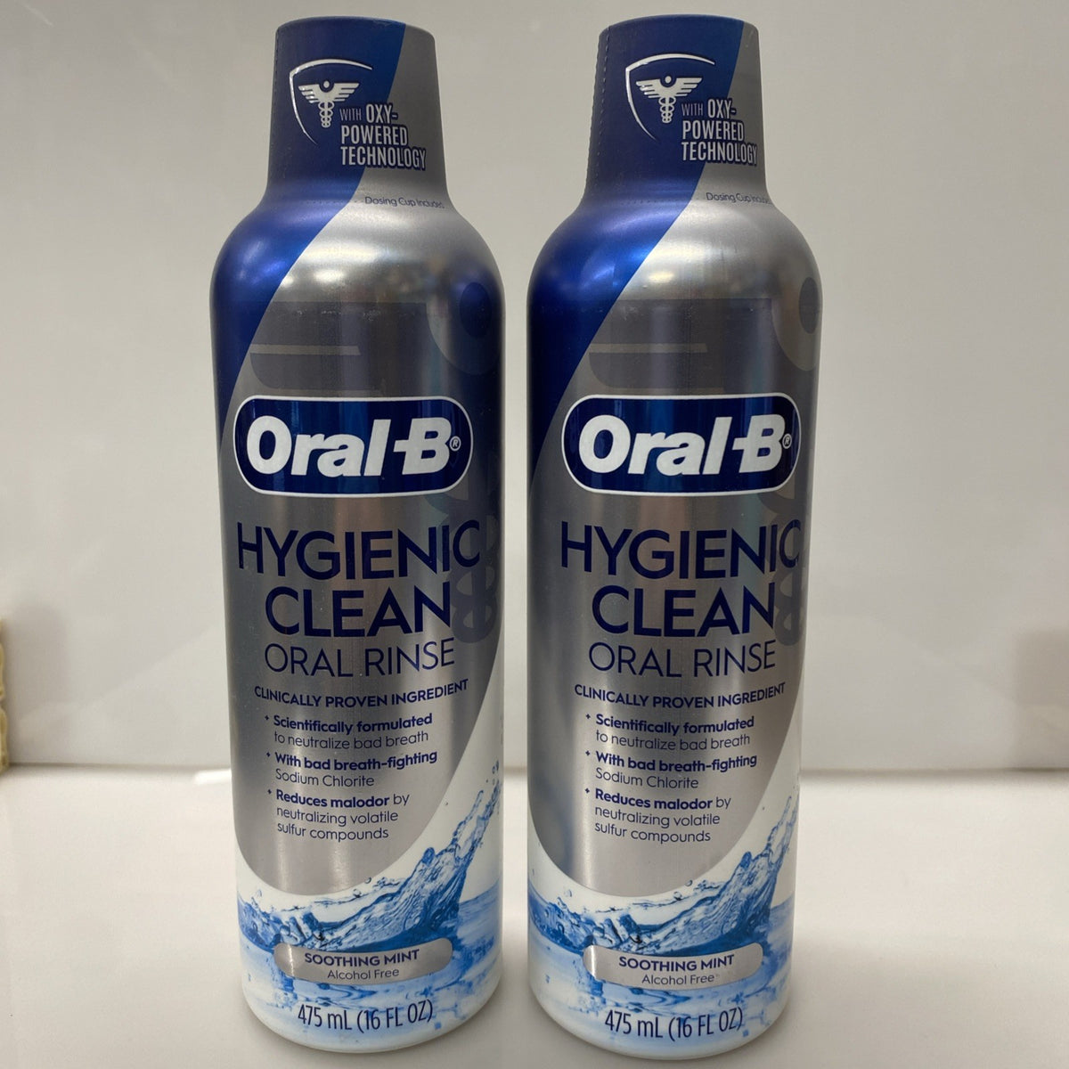 Oral-B Soothing Mint Oral Rinse 16oz - Hygienic Clean Special Care