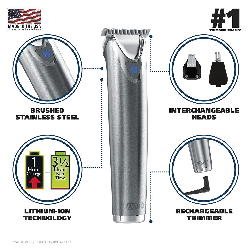 Wahl Lithium-Ion Cordless 13-Piece Beard & Hair Trimmer Set