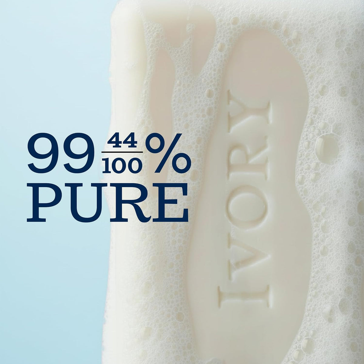 Gentle Ivory Bar Soap 4 oz Pack of 10 | Natural, Unscented, Hypoallergenic