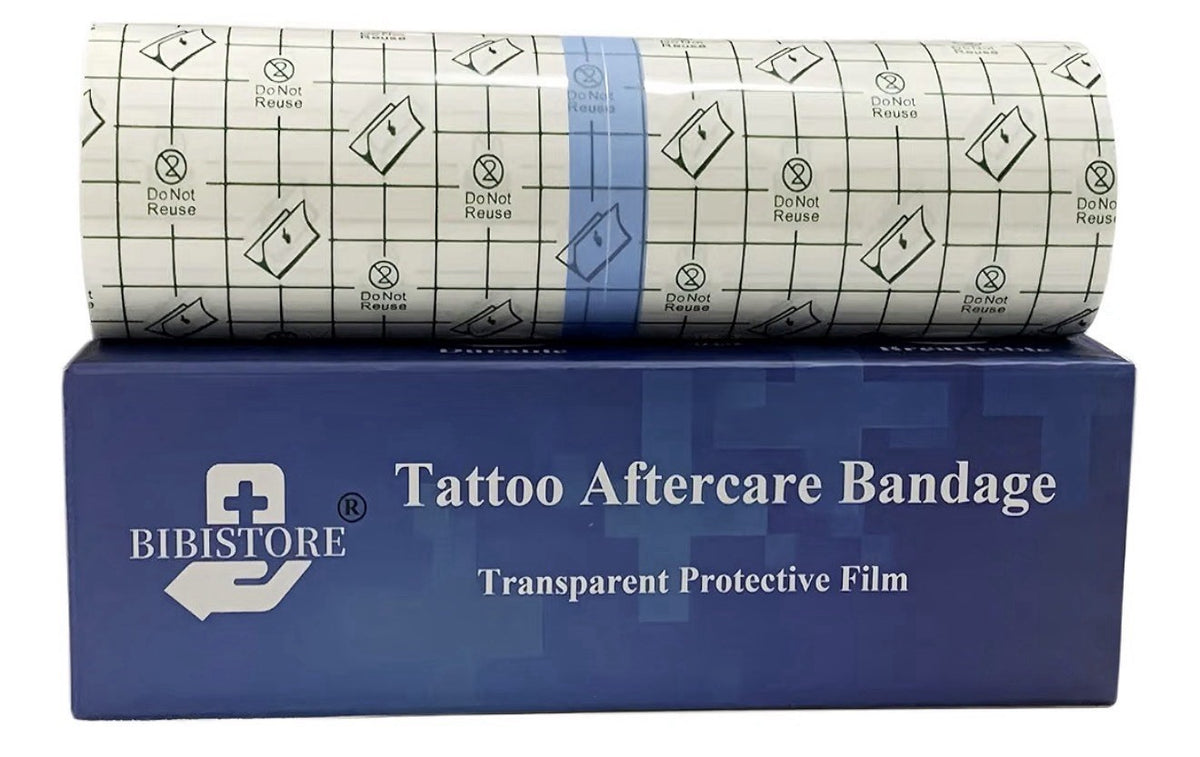 Waterproof Tattoo Aftercare Bandage - Clear 7.87" x 11 Yards
