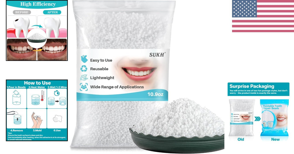 Thermoplastic Beads 10.9oz for DIY Crafts and Tooth Filling