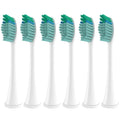 Medium Bristle Toothbrush Heads Refill 6 Pack for TAO Clean Toothbrushes