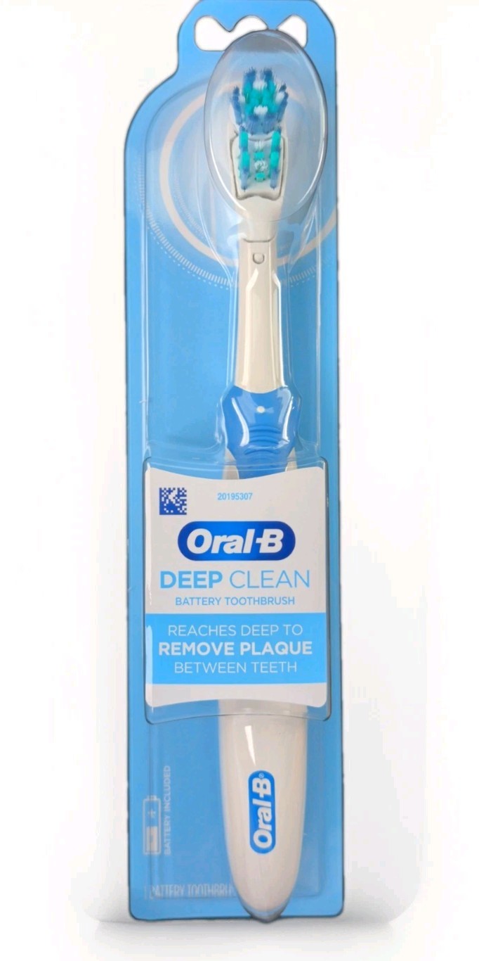 Battery Powered Electric Toothbrush for Deep Clean - Oral-B