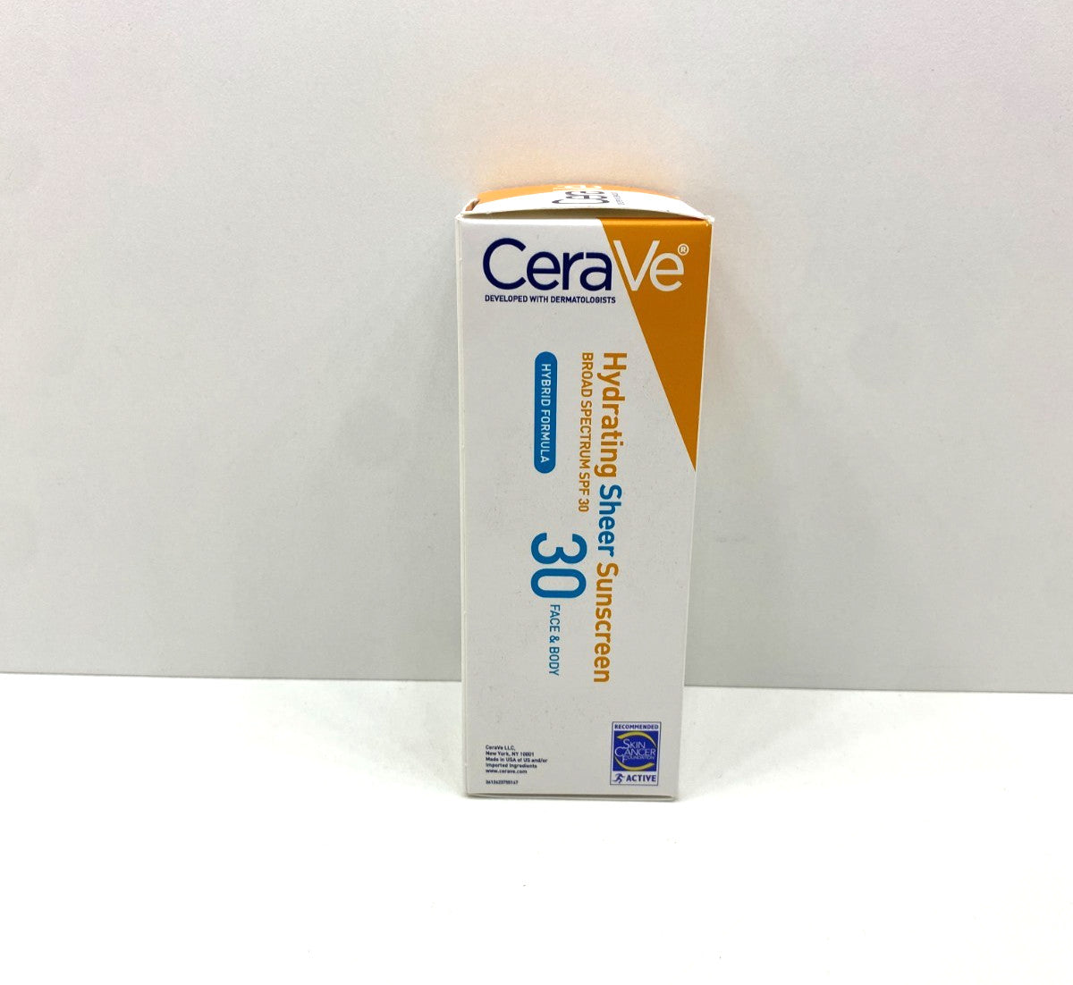 CeraVe Hydrating Sheer Sunscreen SPF 30 Face & Body - 3 oz, Broad Spectrum, Fragrance-Free