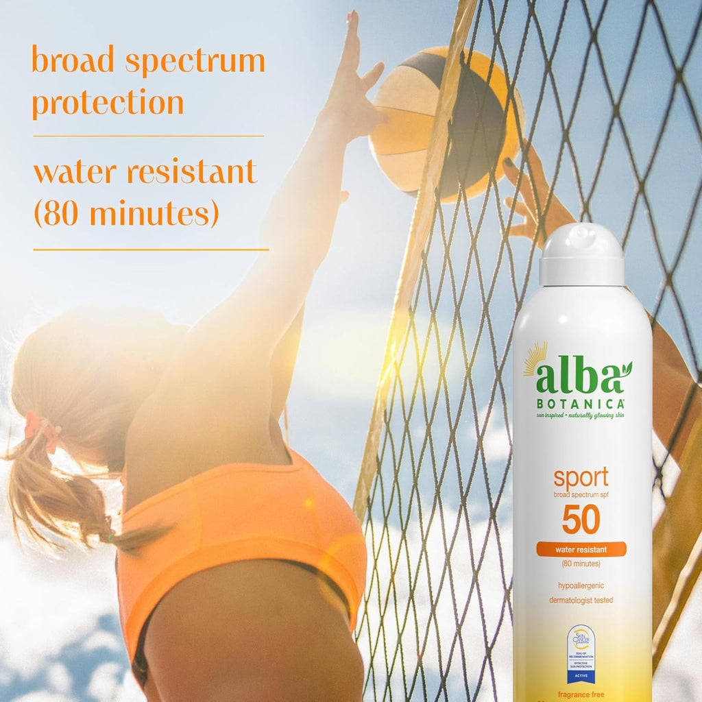 Eco-Friendly SPF 50 Sport Sunscreen Spray - Nourishing Coconut Mist 5 Fl Oz