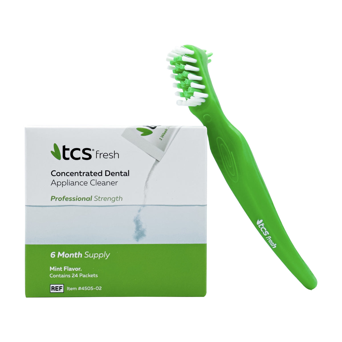 Dental Appliance Brush 3 Pack - Soft Bristle Denture & Retainer Cleaner