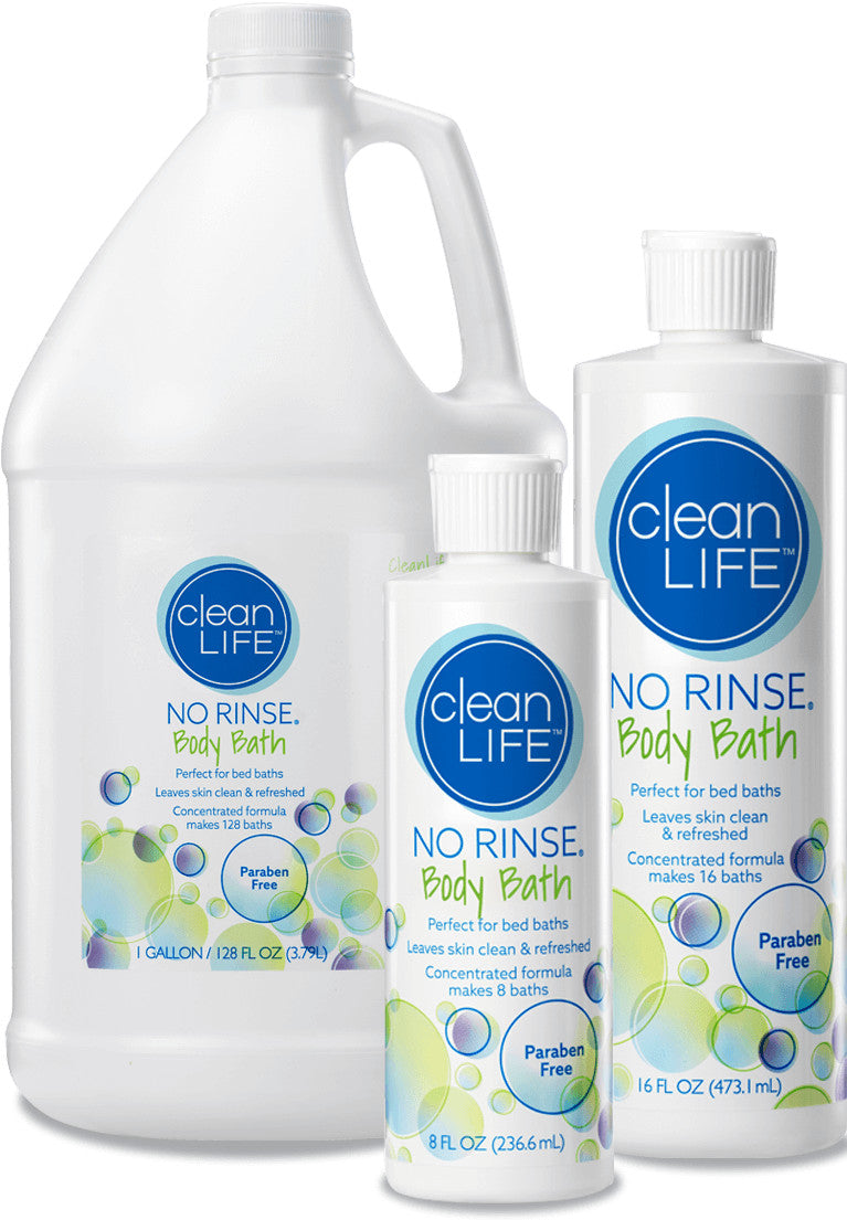 No Rinse Body Bath 16 oz - Gentle, Rinse-Free Skin Cleanser for Seniors