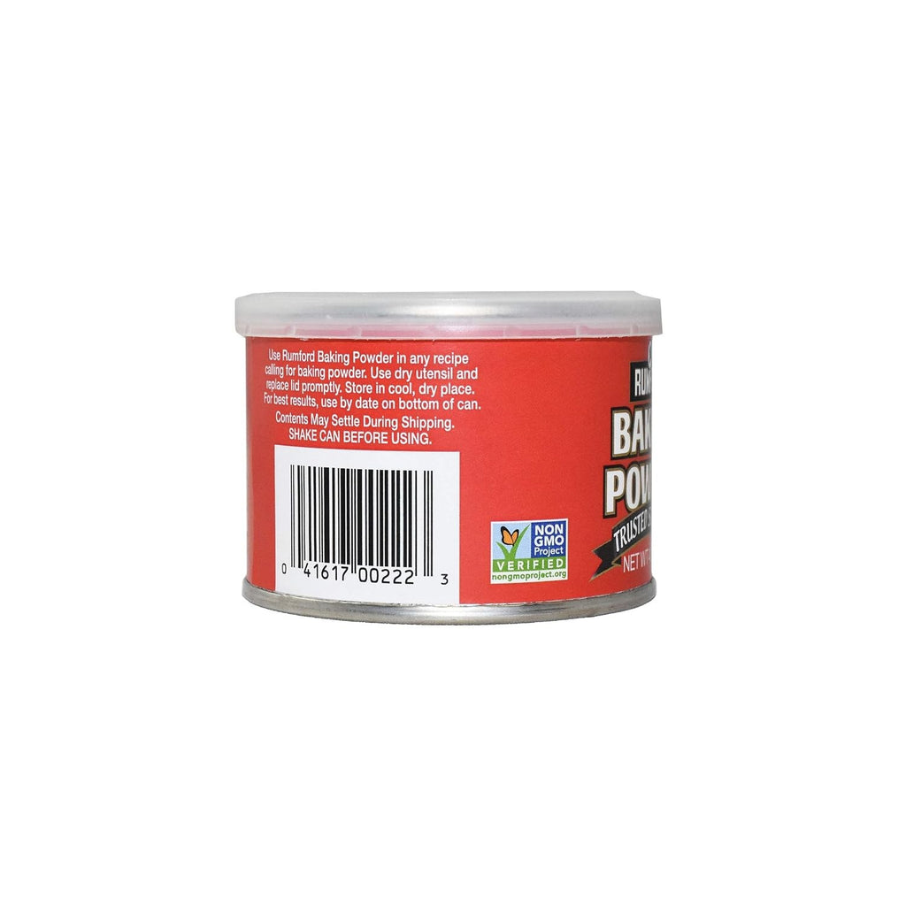 Baking Powder - Non-GMO, Gluten-Free, Kosher, Vegan, 4 Ounce Can