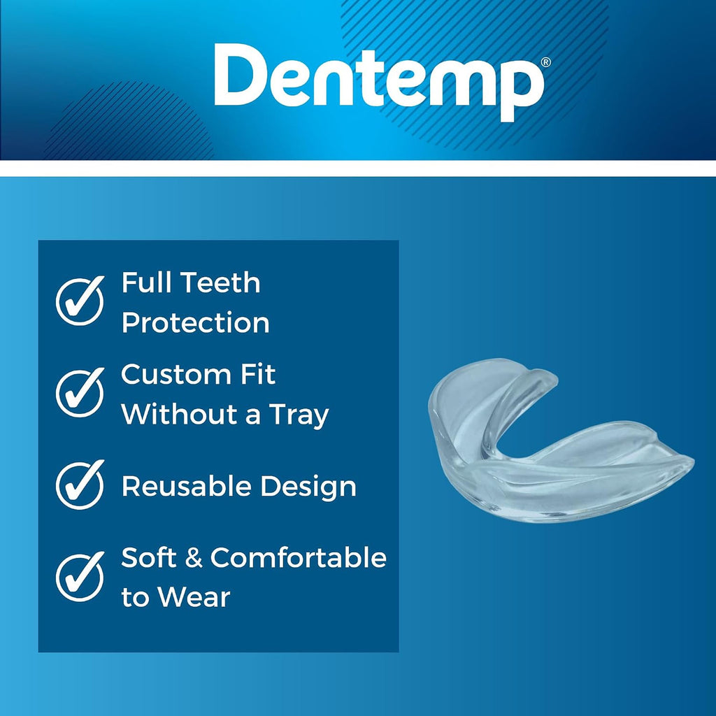 Protect-It Custom Fit Night Mouth Guard 4-Pack for Teeth Grinding & Sleep Protection