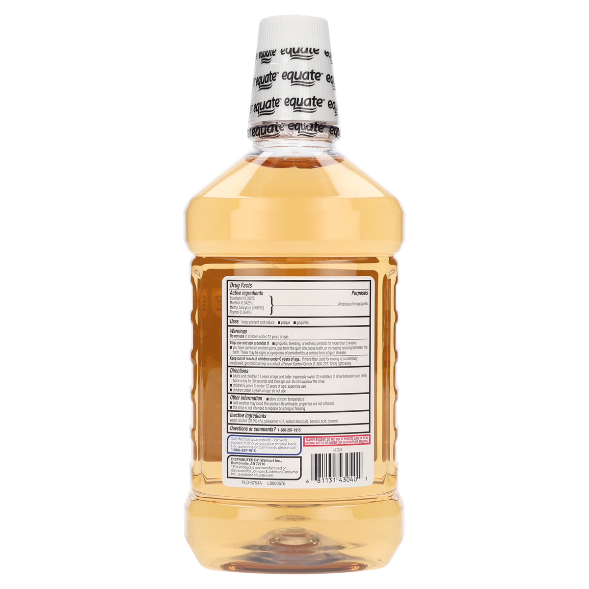 Antiseptic Mouthwash 1.5L - Fresh Breath, Plaque & Gums Care
