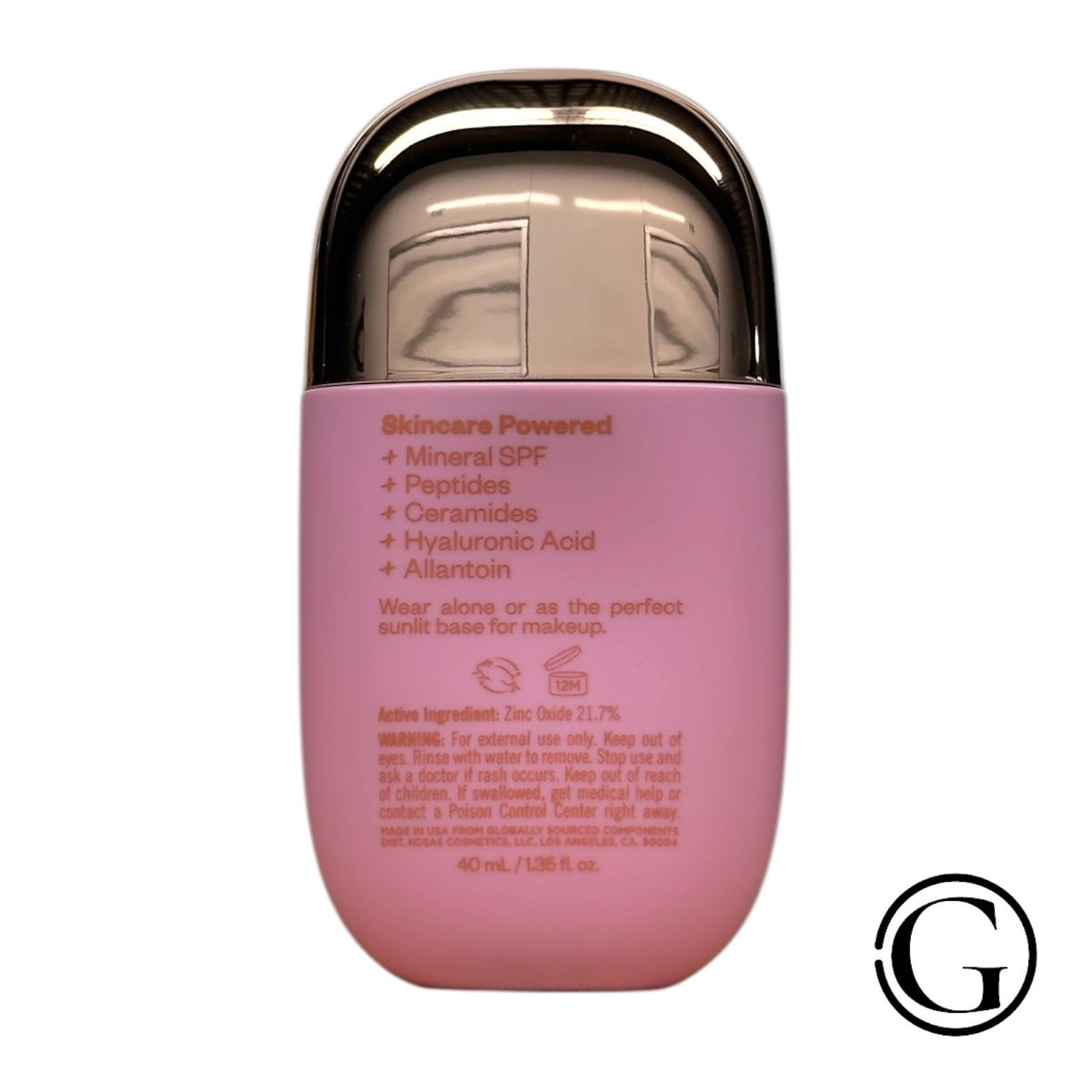 SPF 40 Sunscreen with Glow-Enhancing Finish - Lightweight, Broad Spectrum Protection