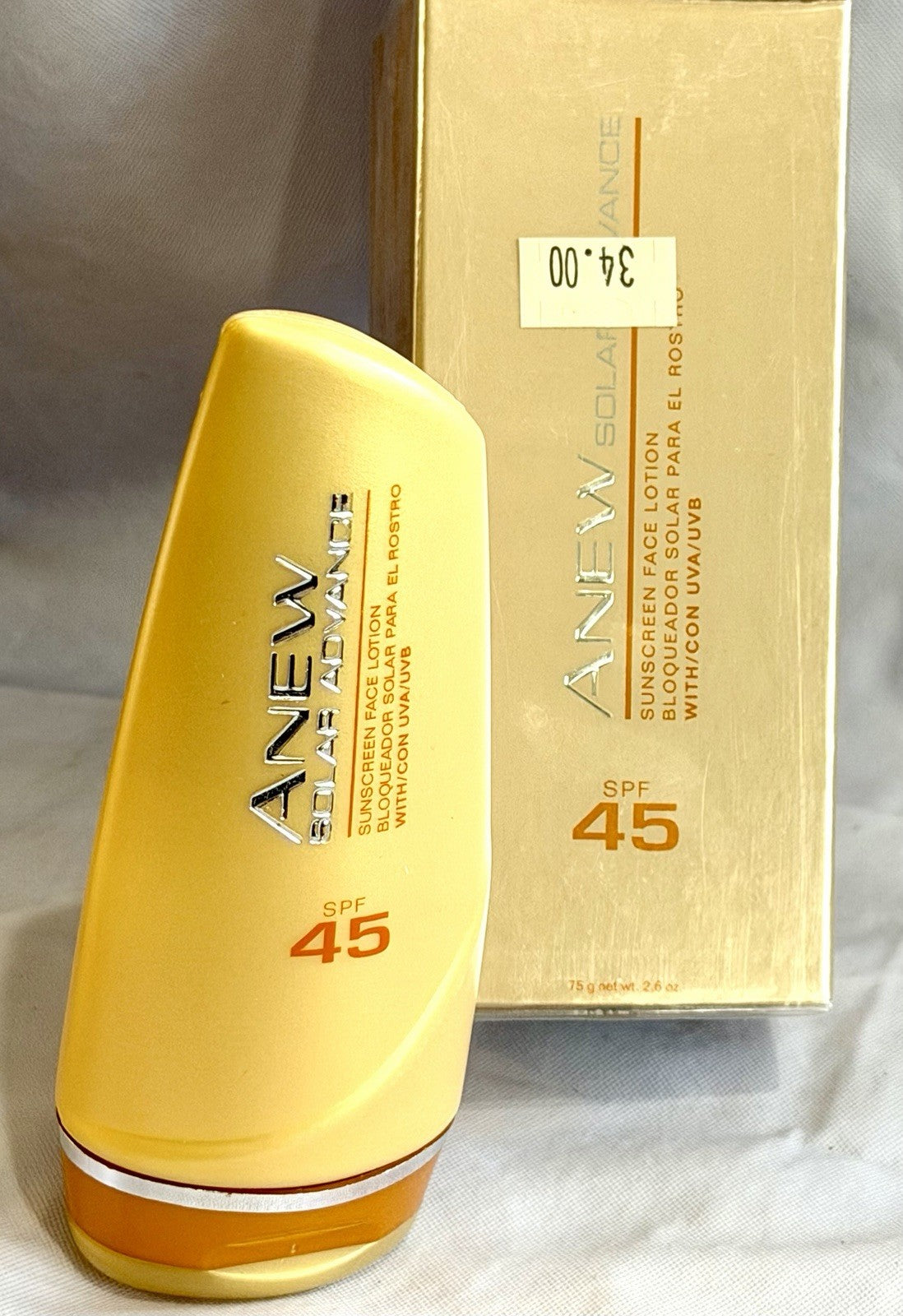 Sunscreen Face & Body Lotion Set of 4 - Full & Travel Sizes, Retired Avon