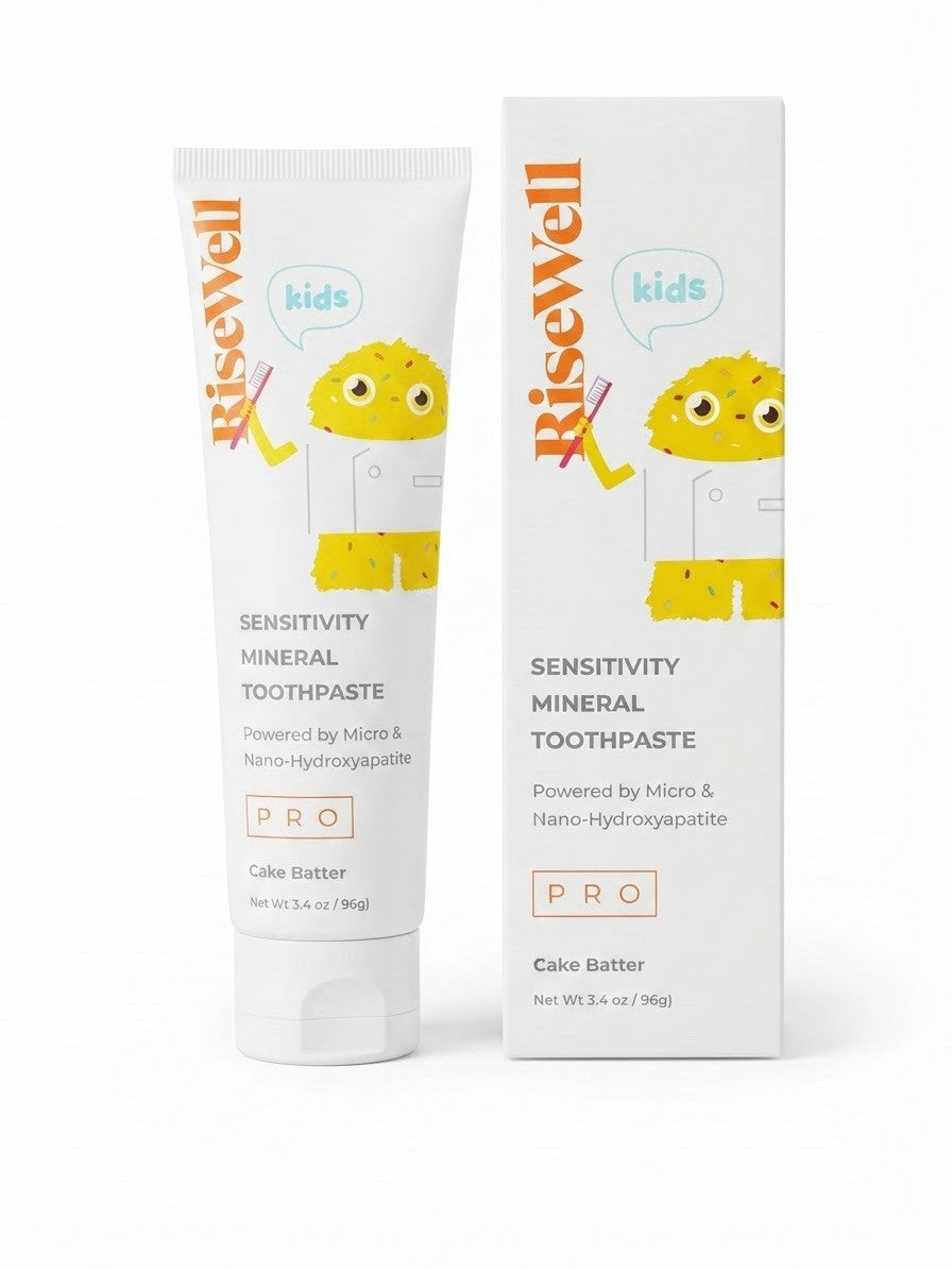 Kids Mineral Toothpaste for Sensitivity - Cake Batter Flavor, 3.4 oz