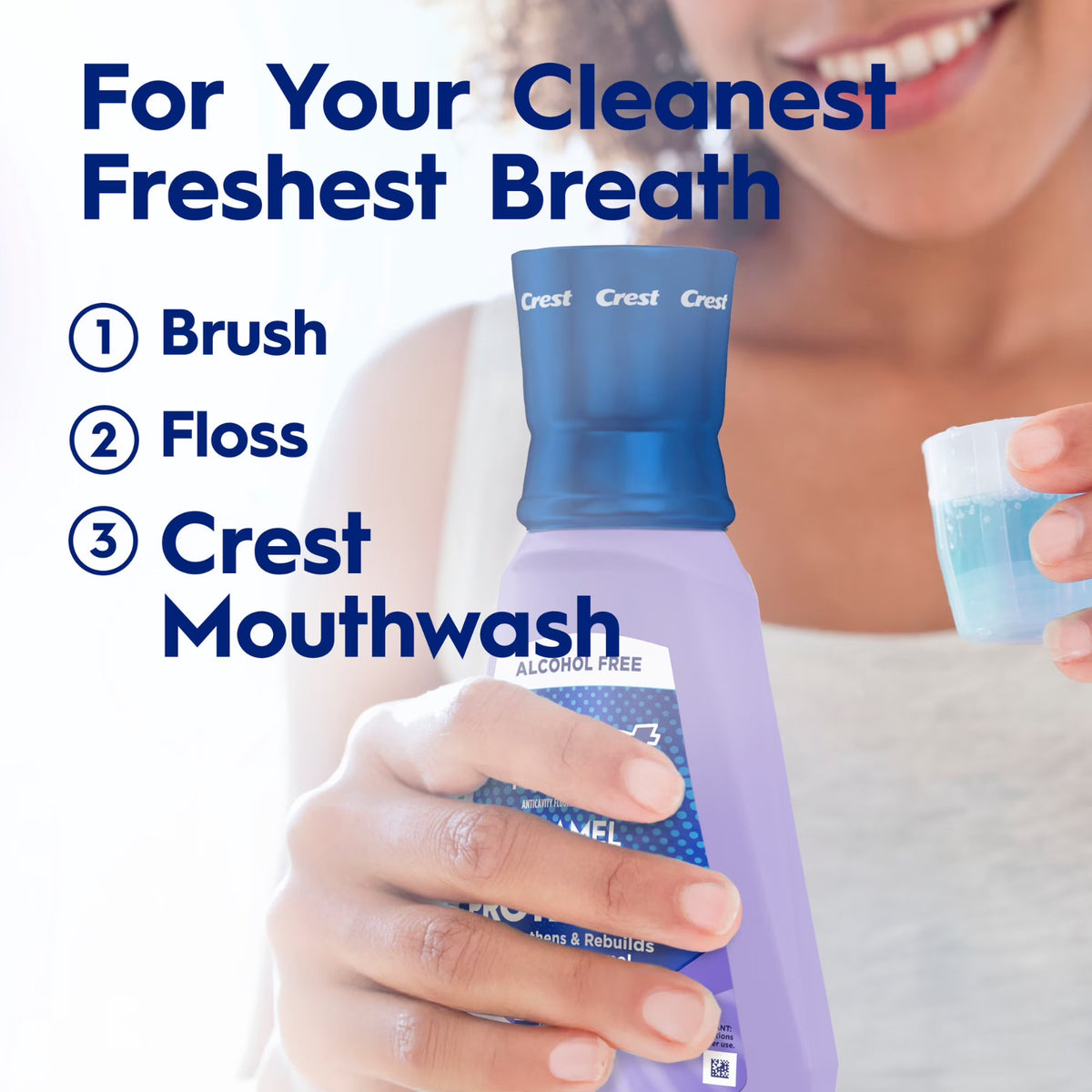 Crest Pro-Health Enamel Mouthwash Mint Alcohol-Free 33.8 fl oz