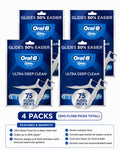 Dental Floss Picks Ultra Deep Clean Cool Mint 75 Count Pack of 4