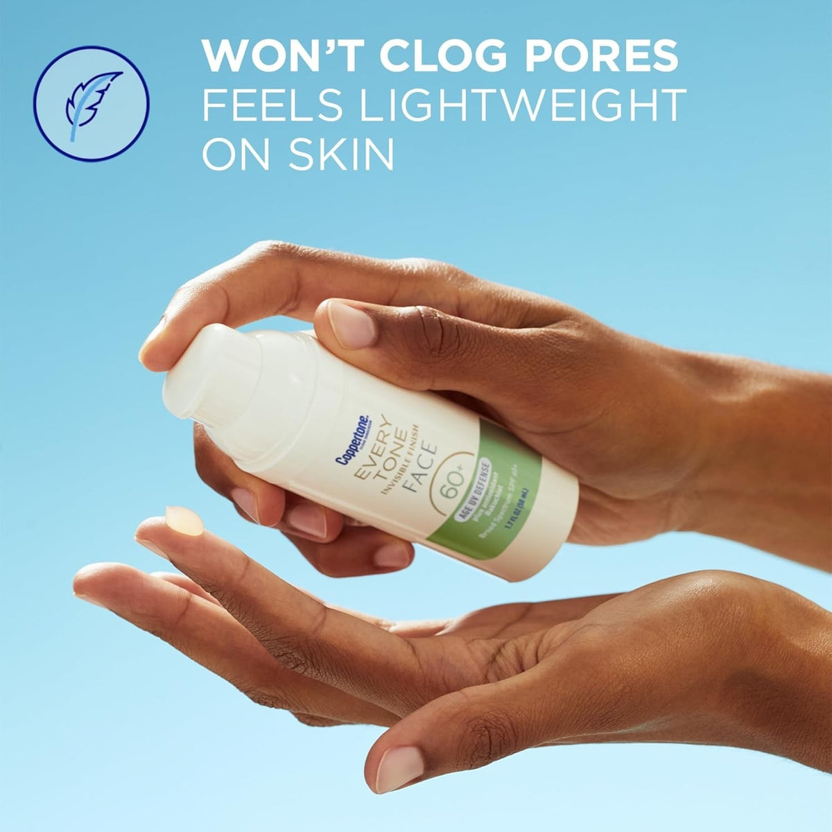 SPF 60+ Face Sunscreen with Invisible Finish and Antioxidant Bakuchiol - 3 Pack