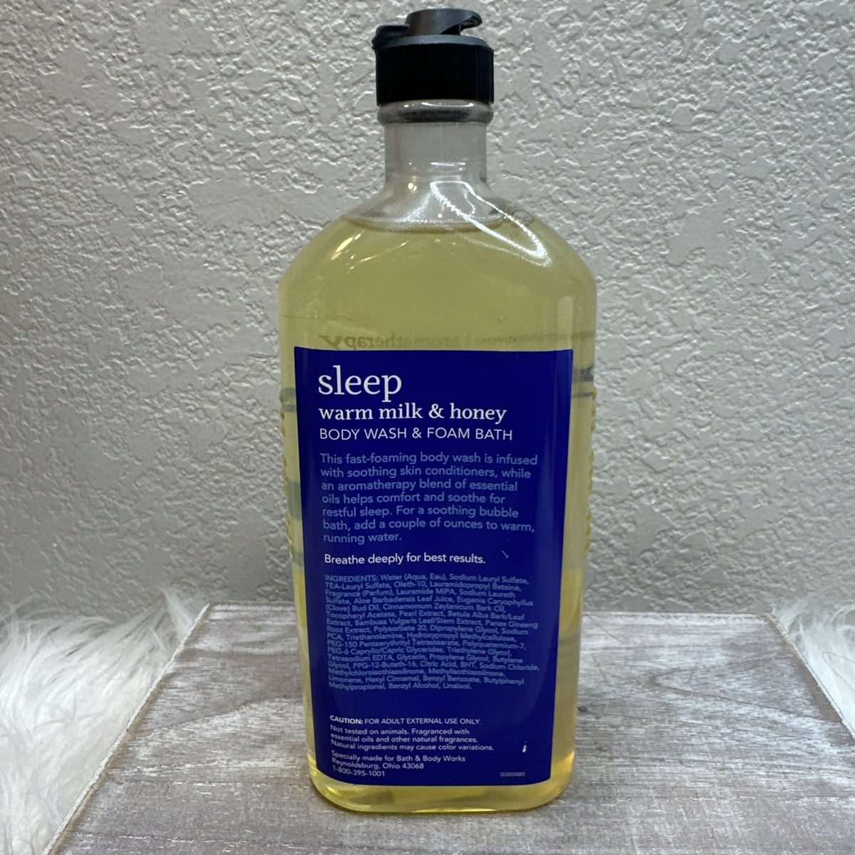 Aromatherapy Sleep Warm Milk Honey Shower Foam - Bath & Body Works