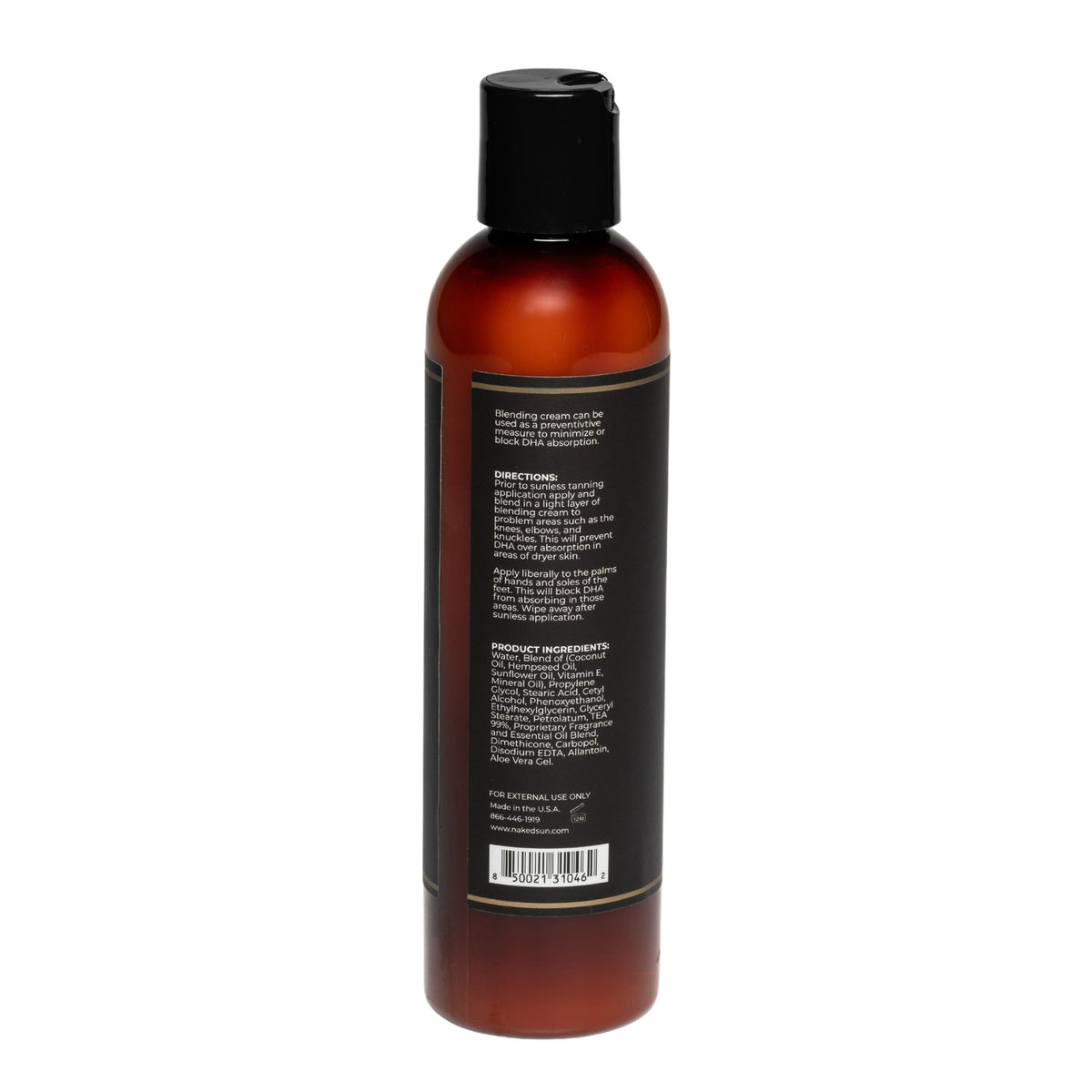 Spray Tan Barrier Lotion - DHA Blocking Cream for Sunless Tanning - 8oz