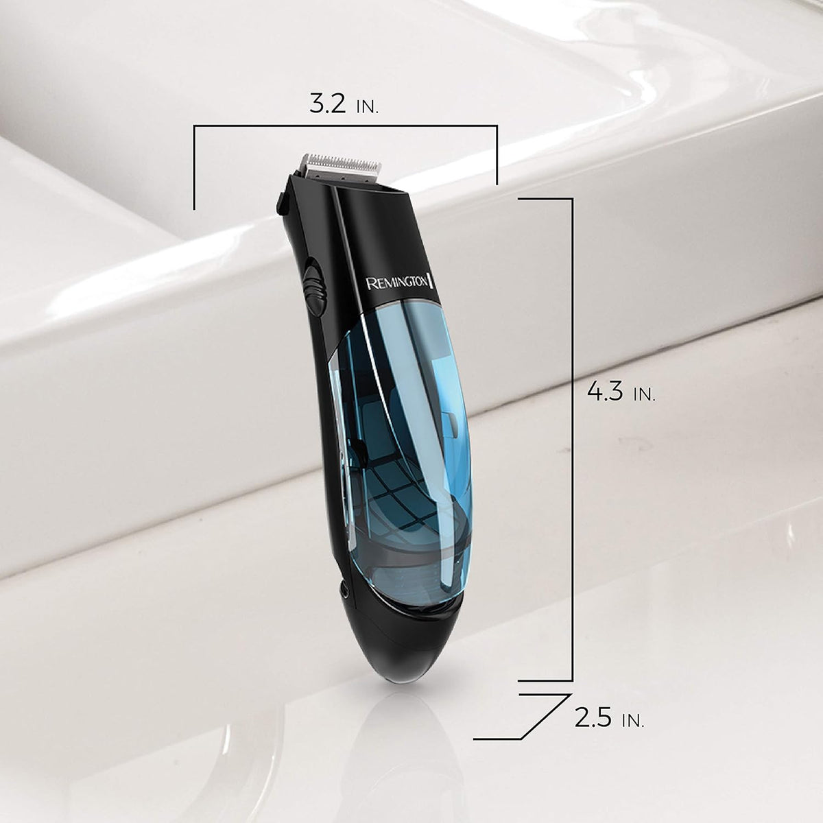 Vacuum Haircut Kit for Men - Hair Clippers & Beard Trimmer with Removable Chamber