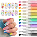 12 Colors Nail Art Pens Set for Creative Manicures and Designs
