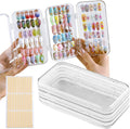 Press On Nail Organizer Case - Compact Clear Acrylic Storage for Nail Tips