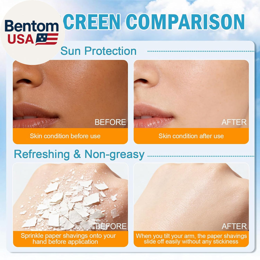 Travel Size Sunscreen SPF 50+ Bulk Pack - Mini Face & Body Sun Protection