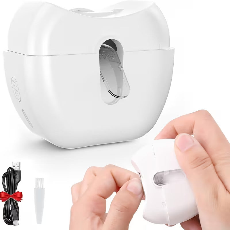 Automatic LED Nail Clipper with USB Rechargeable Battery
