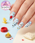 3D Snoopy Nail Decals Set - Character Nail Art Stickers for Manicure