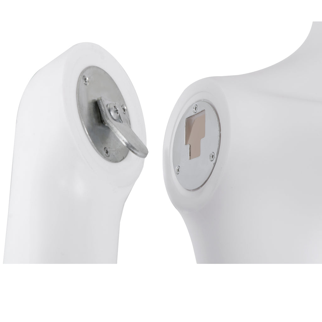 Female Full Body Dress Form Mannequin 70 Inch Adjustable White Display