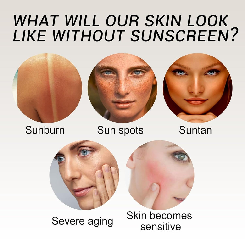 SPF50 PA++++ Korean Rice Sunscreen for Face All Skin Types - Lightweight & Nourishing
