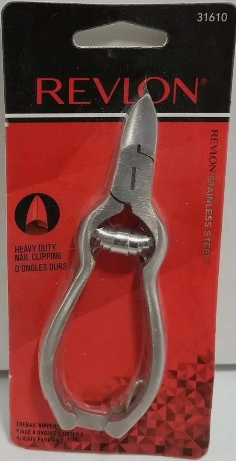Heavy Duty Nail Clipper and Cuticle Nipper Set - Mirror Tweezer for Toenails